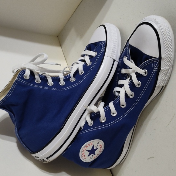 Converse Chunk Taylor high top blue   size mens 11 women 13 - Picture 13 of 16